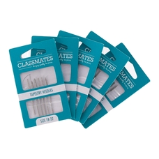 Classmates Tapestry Needles - Sizes 18-22 - Pack of 5